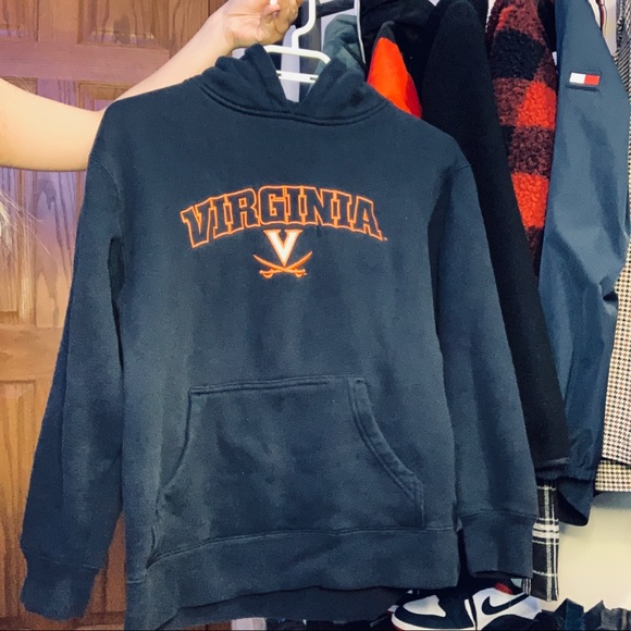 Virginia Vintage Navy Hoodie - Picture 7 of 8